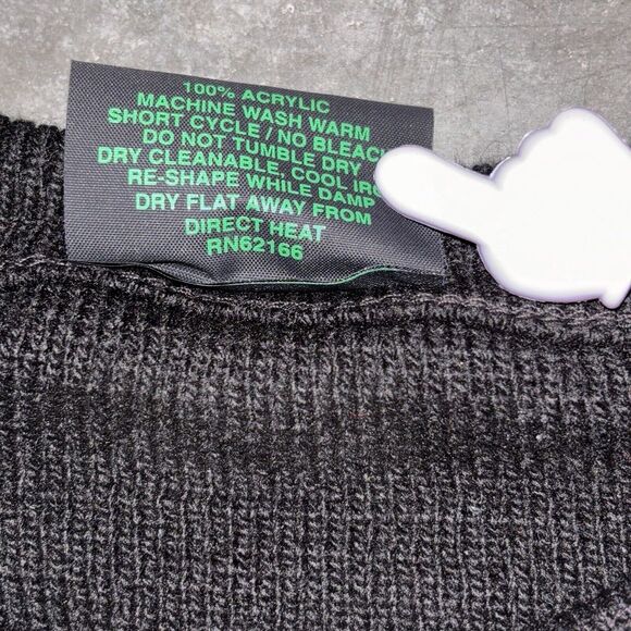 Emerald Isle L Embroidered Ireland Chunky‎ Tight Knit Grandpa Sweater St Patrick - Picture 9 of 10